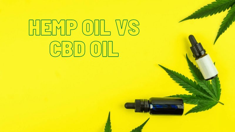 Hemp oil vs CBD oil