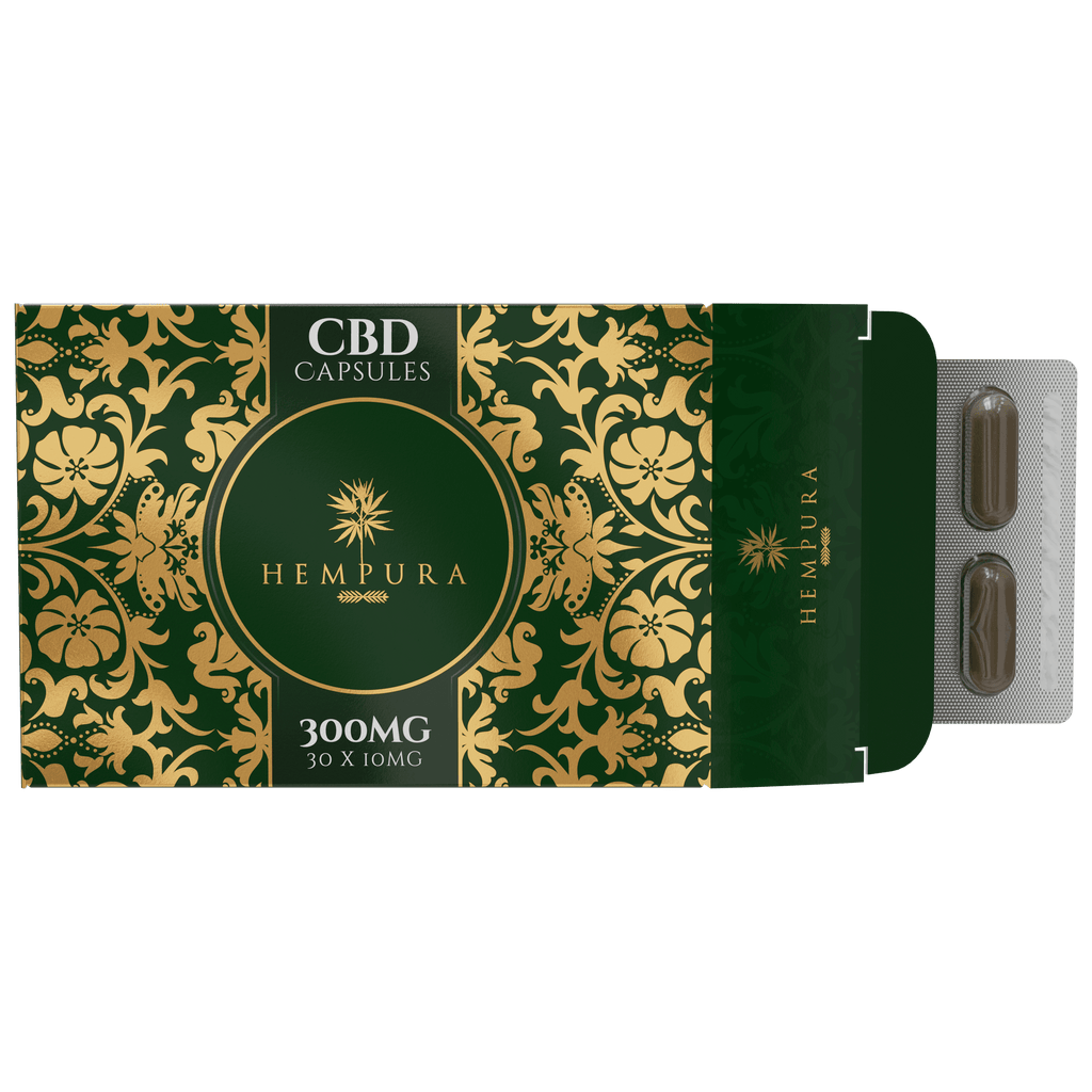 Hempura Full-Spectrum CBD Capsules (300mg) | Hempura® is proud to offer our customers a safe, pure and effective alternative to traditional pharmaceutical drugs. | CBD SHOPY UK