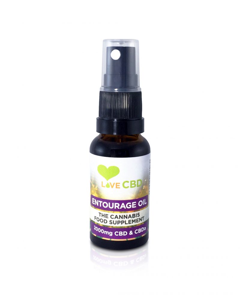 Love CBD Entourage Oil Spray (2000mg) | Our spray allows you to enjoy the benefits of this popular product in a convenient way. | CDB SHOPY UK