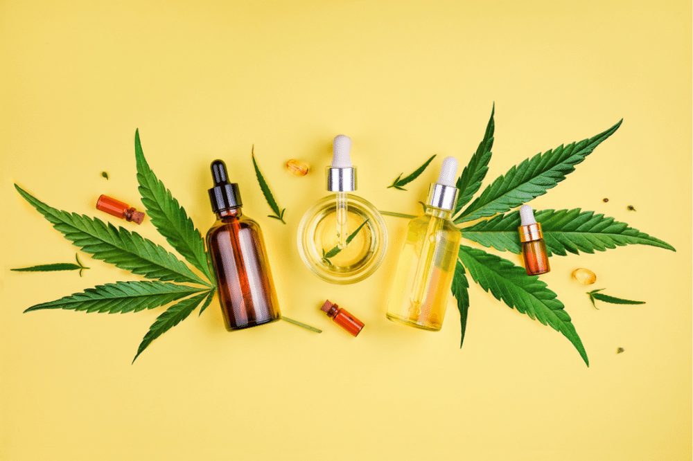 cbd oil being used as a lube banner