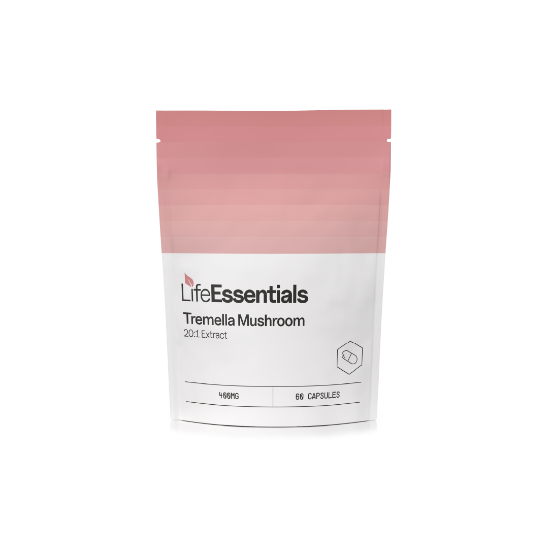 Tremella Mushroom (20:1 Extract) Capsules | Life Essentials | CBDShopy