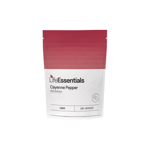 Cayenne Pepper (10:1 Extract) Capsules | Life Essentials | CBDShopy