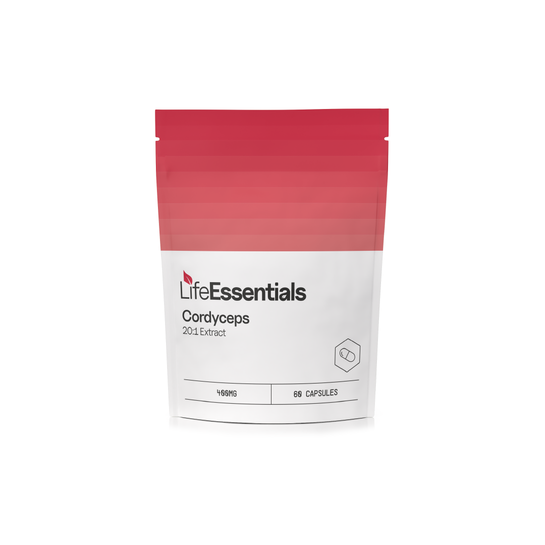 Cordyceps Mushroom (15:1 Extract) Capsules | Life Essentials | CBDShopy