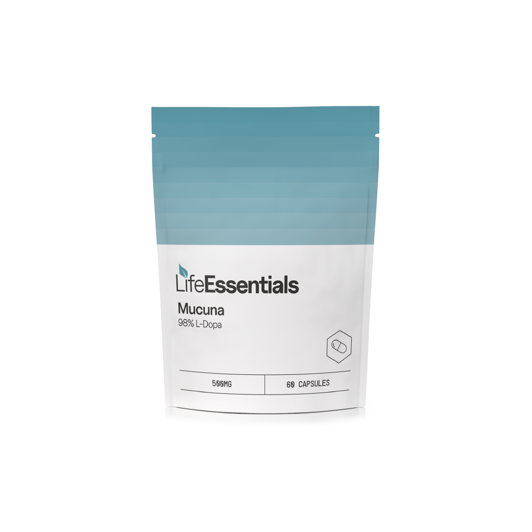Mucuna Pruriens (98% L-Dopa) Capsules | Life Essentials | CBDShopy