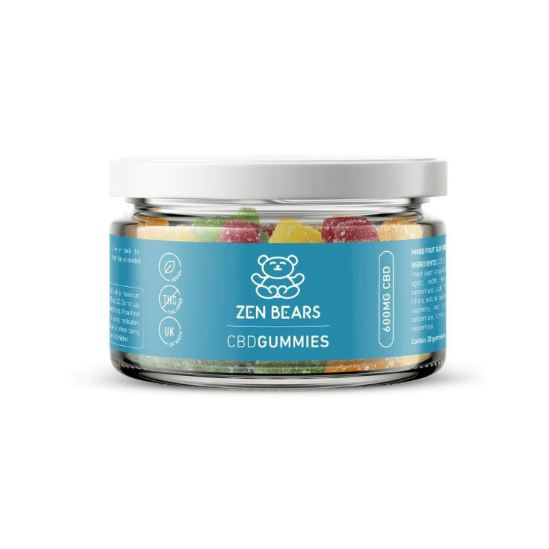 Zen Bears CBD Gummies Mixed Fruit Flavoured 10 gummies with 20mg CBD | CBD Shopy